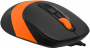 Мышь A4Tech Fstyler FM10S черный/оранжевый оптическая 1600dpi silent USB 3but (FM10S USB ORANGE) (id 39443)