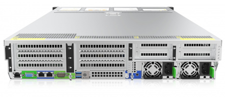 Gooxi 2U SR201-D25RE-G2 2*LGA6096 up to 400W / 24*DDR5 RDIMM / 25*2.5 SAS/SATA + 2*2.5" SATA + 2*2.5"NVME / 2*FHHL Gen4 x16 + 4*FHHL Gen4 x8 / 2*M.2 2280-110 NVME / OCP 3.0 Gen5 x8 / IPMI 2.0 / 2*1GbE BASE-T / VGA / 2*1300W (id 41268)