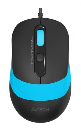 Мышь A4Tech Fstyler FM10 черный/синий оптическая 1600dpi USB 4but (FM10 BLUE) (id 39448)