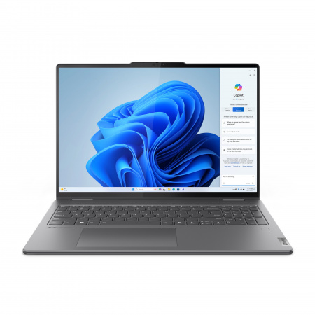 Ноутбук Lenovo Yoga 7 2-in-1 16IML9 Intel Core Ultra 7 155U / 16GB LPDDR5x / 1TB SSD / 16" (1920x1200) IPS Touch, 300nits, Glossy, Dolby Vision / Intel Graphics / 2*TB4 / WiFi / BT / CAM / 71Wh / 65W / BacklitKB / Win 11 Home / Storm Grey / 1Y (id 41513)