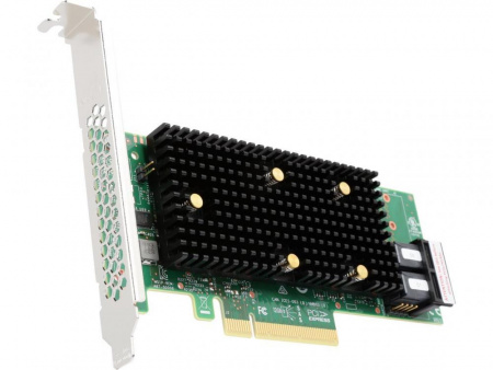 HBA-адаптер Broadcom 9400-8i SGL (05-50008-01)  PCIe 3.1 x8 LP, Tri-Mode SAS/SATA/NVMe 12G HBA, 8port(2*int SFF8643), 3408 IOC (id 48123)