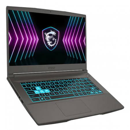 Ноутбук MSI Thin 15 B2RVE-3450XRU Intel Core 5 210H/16GB /512GB SSD/ 15,6"(1920x1080) IPS AG 250nits,1000:1,45%NTSC,144Hz/ 6Gb NVIDIA GeForce RTX4050/ LAN/WiFi/BT/CamFHD+IR/BacklitKB/ no OS/ 1Y (9S7-16R831-3450) (id 54380)