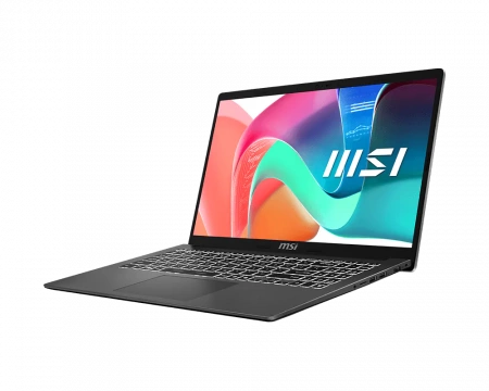 Ноутбук MSI Modern 15 F1MXG-1278XRU Intel Core 7 150U / 16GB/ 512GB SSD/ 14" (1920x1080) IPS AG, 250nits, 1000:1, 45%NTSC / Intel Graphics / LAN/ WiFi/ BT/ TPM/ HDcam/ Backlight KB/ SD Card Reader / 46.8Whr/ no OS/ Grey / 1Y (9S7-15S111-1278) (id 60310)