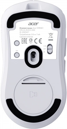 Мышь Acer OMR401 белый оптическая 12000dpi беспров. BT/Radio USB 5but (ZL.MCECC.05D) (id 39899)