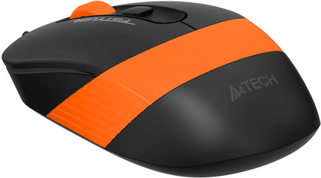 Мышь A4Tech Fstyler FM10S черный/оранжевый оптическая 1600dpi silent USB 3but (FM10S USB ORANGE) (id 39443)