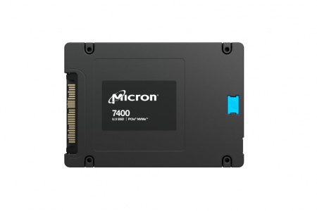 Твердотельный накопитель/ Micron SSD 7400 PRO, 3840GB, U.3(2.5" 7mm), NVMe, PCIe 4.0 x4, 3D TLC, R/W 6600/3500MB/s, IOPs 800 000/150 000, TBW 7000, DWPD 1 (id 41229)