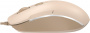 Мышь A4Tech Fstyler FM26 бежевый/коричневый оптическая 1600dpi USB для ноутбука 4but (FM26 USB (CAFE LATTE)) (id 39984)