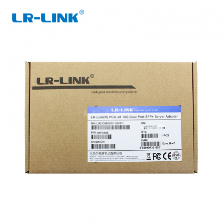 Сетевой адаптер PCIE 10GB FIBER 2SFP+ LREC9802BF-2SFP+ LR-LINK (id 32549)