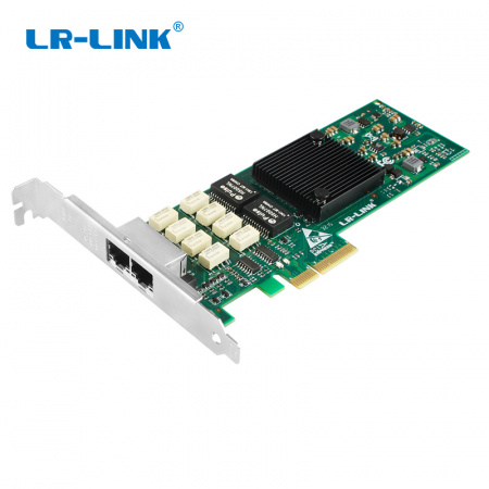 Сетевая карта LR-Link NIC PCIe x4 2x 1G RJ-45 Bypass Adapter Intel I350 AM2 (id 41058)