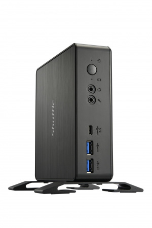 Компьютер Shuttle XPC nano NC40U7 / Intel Core i7-1255U / no RAM (DDR4) / no SSD (M.2 2280) / Intel Graphics (HDMI+DP) / LAN / 65W ext / NoOS / 1Y (id 57779)