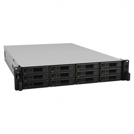 Система хранения данных Synology 2U/12bay 6C 2,2GhzCPU/8Gb(64)/RAID0,1,10,5,6/upto 36HDD (2xRX1217(RP))/2xUSB/4xGbE/2xPCIe/iSCSI/2xIPcam(up to 75)/2xRPS/no rail/1YW repl RS3617RPxs (id 29307)