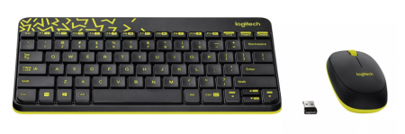 Беспроводной комплект Logitech Wireless Desktop MK240 Black (920-008213) (id 2511)