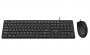 Аксессуары Philips Проводной Комплект SPT6264, USB 2.0 104 клав/3 кнопки, 800-2400dpi, русская заводская раскладка, чёрный (id 33334)