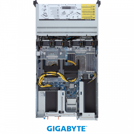 Gigabyte 2U R283-SF1-AAL1 2*Socket 4677 up to 350W / 32*RDIMM DDR5 / 12*2.5" SAS/SATA/NVMe + 4*SAS/SATA / 4*PCIEx16 (Gen5x16) FHFL, 1xPCIEx16 (Gen5x16) FHHL / onboard RAID SATA 0/1/5/10 / VROC support / OCP 3.0 (Gen5x16) / IPMI 2.0 / 2*USB 3.2  (id 39924)