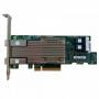 HBA-адаптер Broadcom 9400-8i8e SGL (05-50031-02 / 05-50031-18005 / 03-50031-18005) PCIe 3.1 x8 LP, Tri-Mode SAS/SATA/NVMe 12G HBA, 16port(2*int SFF8643+2*ext SFF8644), 3516 IOC (id 48140)