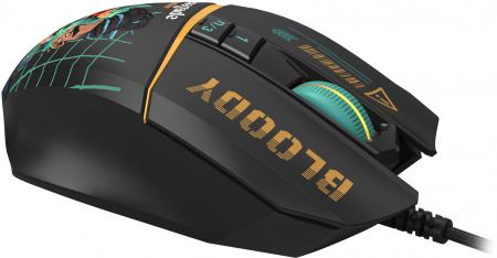 Мышь A4Tech Bloody W63 Max Renegade черный/рисунок оптическая 12000dpi USB (W63 MAX) (id 39796)