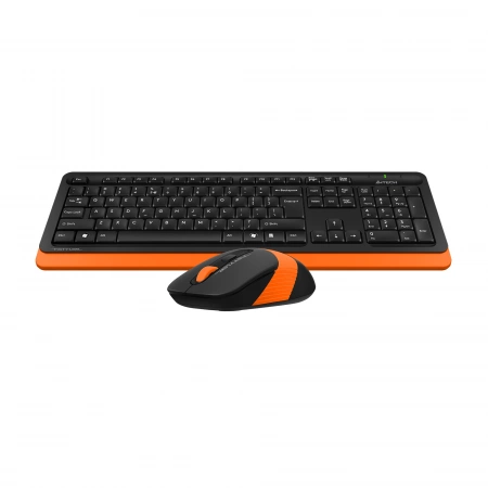 Клавиатура + мышь A4Tech Fstyler FG1010 клав:черный/оранжевый мышь:черный/оранжевый USB беспроводная Multimedia (FG1010 ORANGE) (id 39185)