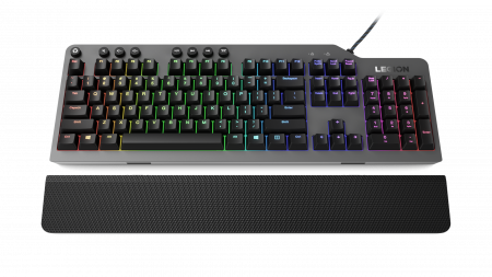 Клавиатура Lenovo Legion K500 RGB механическая черный USB Multimedia for gamer LED (подставка для запястий) (id 39205)