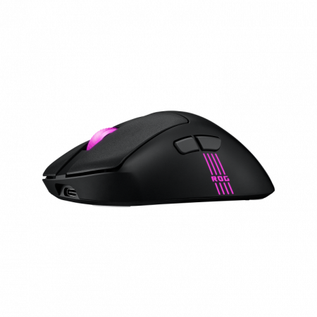 Мышь ASUS ROG KERIS II ORIGIN, 54g, Wired, 2.4GHz RF, Bluetooth 5.1, 42K DPI sensor, 5 Programmable Buttons, Black (id 37173)