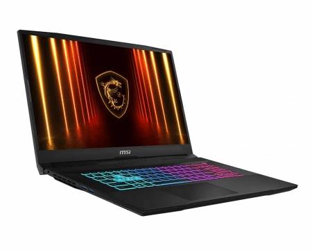 Ноутбук MSI Katana 17 HX B14WGK-414XRUY Intel Core i9-14900HX/ 16GB/ 512GB SSD/ 17.3" (2560x1440) IPS AG, 300nits,240Hz / 8Gb NVIDIA GeForce RTX5070/ LAN/ WiFi/ BT/ TPM/ HDcam/ Backlight KB/ 75Whr/ no OS/ Grey / 1Y (9S7-17L791-414) (id 61064)