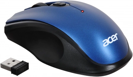 Мышь Acer OMR031 черный/синий оптическая 1600dpi беспров. USB 4but (ZL.MCEEE.008) (id 32298)