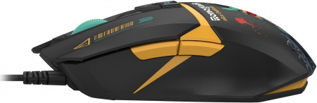 Мышь A4Tech Bloody W63 Max Renegade черный/рисунок оптическая 12000dpi USB (W63 MAX) (id 39796)