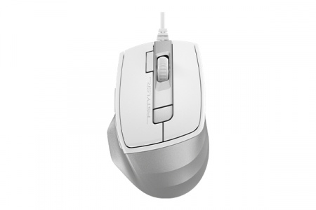 Мышь A4Tech Fstyler FM45S Air белый/серебристый оптическая 2400dpi silent USB 7but (FM45S AIR USB (SILVER WHITE)) (id 39941)