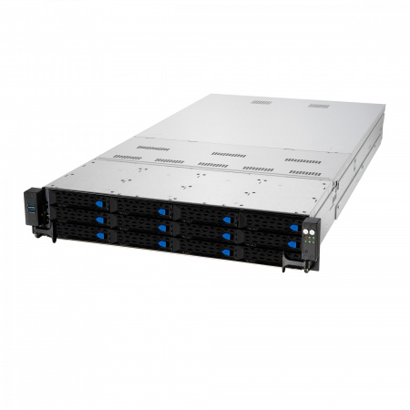 Серверная платформа Asus 2U RS720-E10-RS12 2*LGA4189 up to 270W / 32*DDR4 RDIMM / 8*3.5 SAS/SATA/NVME + 4*3.5 SAS/SATA + 2*2.5 SATA/NVME / 4*FHFL Gen4 x16 + FHFL Gen4 x8 + LP Gen4 x8 / 2*M.2 2260-80 NVME / IPMI 2.0 / VGA / 2*USB 3.2 / 2*1600W (id 56644)