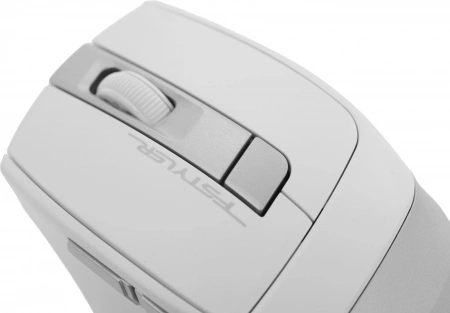 Мышь A4Tech Fstyler FG35 серебристый/белый оптическая 2000dpi беспров. USB 6but (FG35 SILVER) (id 39825)