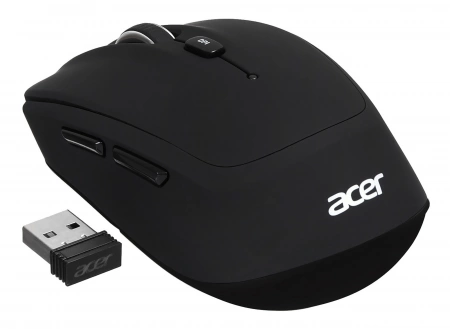 Мышь компьютерная/ Беспроводная мышь ACER OMR050 Wireless Dual Mode Mouse 1600dpi (6but) black (id 27301)