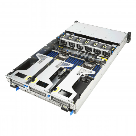 ASUS RS720-E12-RS24G, 2U, 2x LGA4710, 32x DDR5, 24x 2.5 NVME (or 8NVME+16 SATA* SAS*), 2 x M.2 Gen5 x2 (2280 2260)(VROC required for RAID), 6 x PCIe x8 or 3x PCIe x16 + 2 x PCIe x16 + 2 x OCP3.0, 1 x Management Port, 1+1 3200W (id 40394)