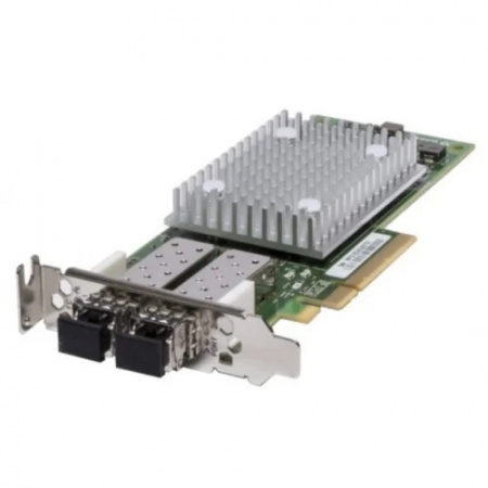 QLogic 2772 Dual Port 32Gb Fibre Channel HBA, PCIe Low Profile, V2 (540-BDGU) (id 22143)