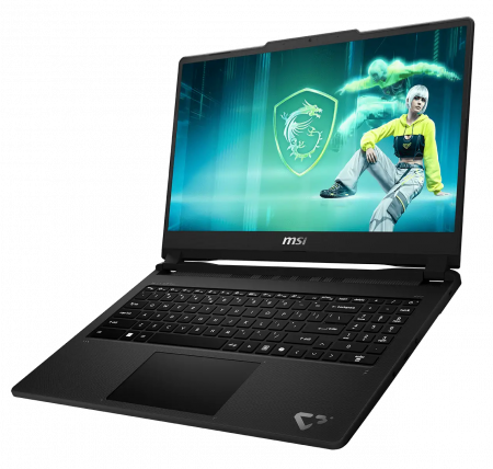 Ноутбук MSI Cyborg A15 C1WF-077XRUY AMD Ryzen 7 170/16GB /512GB SSD/ 15.6"(1920x1080) IPS AG 250nits,100%sRGB,144Hz/ 8Gb NVIDIA GeForce RTX5060/ LAN/WiFi/BT/TPM/CamHD/BacklitKB/ 60Whr/no OS/ 1Y (9S7-15TK21-077) (id 61246)