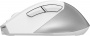 Мышь A4Tech Fstyler FG45CS Air белый/серебристый оптическая 2000dpi silent беспров. USB для ноутбука 7but (FG45CS AIR USB (SILVER WHITE)) (id 40001)
