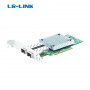 Сетевой адаптер PCIE 10GB FIBER 2SFP+ LREC9812BF-2SFP+ 94F2403 LR-LINK (id 32551)