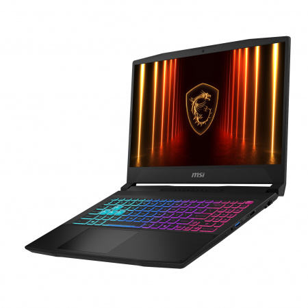 Ноутбук MSI Katana 15 HX B14WFK-618XRU Intel Core i5-14450HX / 16GB DDR5 / SSD 1TB / 15.6" (1920x1080) IPS Anti-Glare, 144Hz, 250nits / NVIDIA GeForce RTX 5060 8GB / LAN / WiFi / BT / CAM / 75Whr / 240W ext / NoOS / Black / 1Y (id 37450)