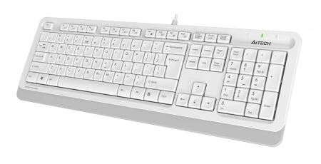 Клавиатура + мышь A4Tech Fstyler F1010 клав:белый/серый мышь:белый/серый USB Multimedia (F1010 WHITE) (id 39173)