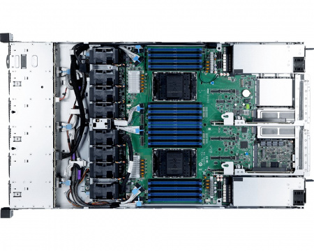 Серверная платформа MSI 1U CX170 2*LGA4710up to 350W / 32*DDR5 RDIMM / 12*2.5 NVME / 2*FHFL Gen5 x16 / 2*E1.S / 2*M.2 2280-110 NVME / IPMI 2.0 / OCP 3.0 Gen5 x16 / MiniDP / 1+1*2000W / Rails (id 54444)