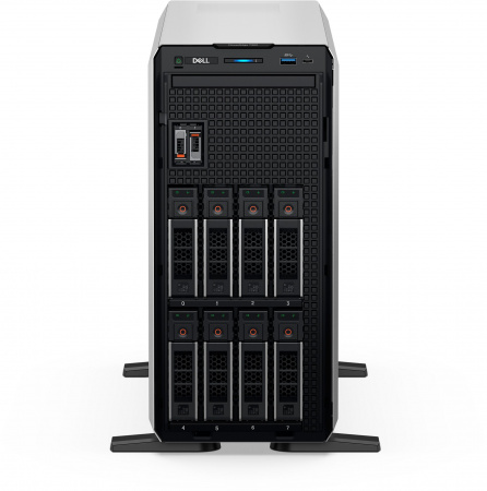 Сервер на базе Dell PowerEdge T360/ PowerEdge T360 Xeon 6 Performance 6325P (3.5GHz, 4C, 12M), 32Gb(2x16Gb) UDIMM, (1)*2Tb SATA 7.2k (up to 8x3.5"), PERC H355, Integrated DP 1Gb LOM, iDRAC Ent 16G, PSU (2)*700W, Bezel (id 61386)