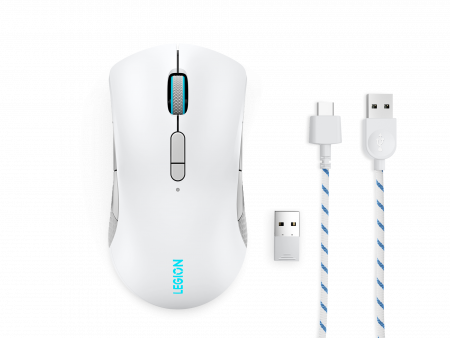 Мышь Lenovo Legion M600 белый оптическая 16000dpi беспров. BT/Radio USB 9but (GY51C96033) (id 39111)