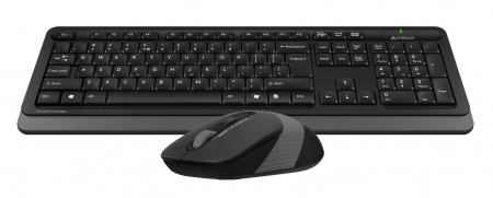 Клавиатура + мышь A4Tech Fstyler FG1010 клав:черный/серый мышь:черный/серый USB беспроводная Multimedia (FG1010 GREY) (id 39186)