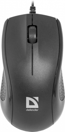 Проводная оптическая мышь Defender 52160 Optimum MB-160 черный,3 кнопки,1000 dpi (id 48703)