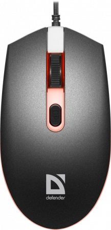 Проводная оптическая мышь Defender 52986 Dot MB-986 7цветов,4D,1000/1600dpi (id 48724)