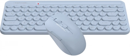 Клавиатура + мышь A4Tech Fstyler FG3200 Air клав:синий мышь:синий USB беспроводная slim Multimedia (id 39193)
