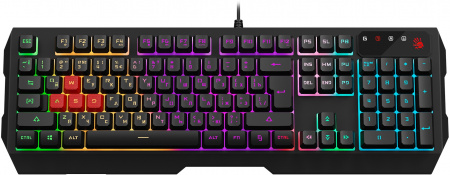 Клавиатура + мышь A4Tech Bloody B1700 клав:черный мышь:черный USB LED (B1700 (B140N + ES7 + BP-50M)) (id 39172)