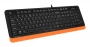 Клавиатура + мышь A4Tech Fstyler F1010 клав:черный/оранжевый мышь:черный/оранжевый USB Multimedia (F1010 ORANGE) (id 39174)