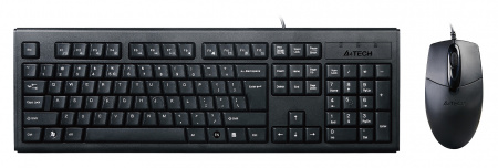 Клавиатура + мышь A4Tech KRS-8372 клав:черный мышь:черный USB (id 39202)