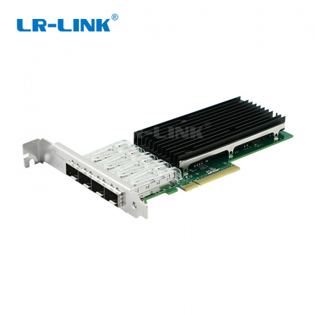 Сетевой адаптер PCIE 10GB FIBER 4SFP+ LREC9804BF-4SFP+ 94F4486 LR-LINK (id 32552)