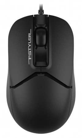 Мышь A4Tech Fstyler FM12 черный оптическая 1200dpi USB 3but (FM12 BLACK) (id 39452)