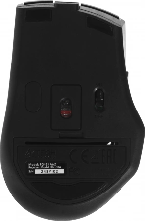 Клавиатура + мышь A4Tech Fstyler FG2400 Air2 клав:черный мышь:черный USB беспроводная slim (FG2400 AIR2 BLACK) (id 39191)